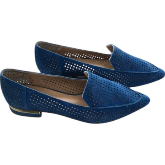 Franco Sarto Starland3 blue loafers size 6.5 - Picture 4 of 7
